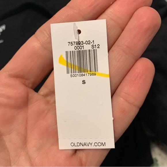 NWT Old Navy Maternity Black Twist Front Top - Picture 4 of 5